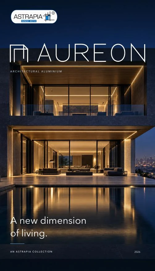 Astrapia AUREON Architectural Aluminium catalogue cover