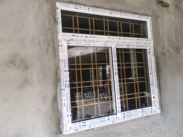 Astrapia UPVC White Colour sliding window with top fixed — Astrapia project photograph 11