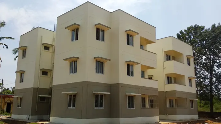 Police housing at Dandinashivara UPVC work complete by Astrapia team — Astrapia project photograph 278